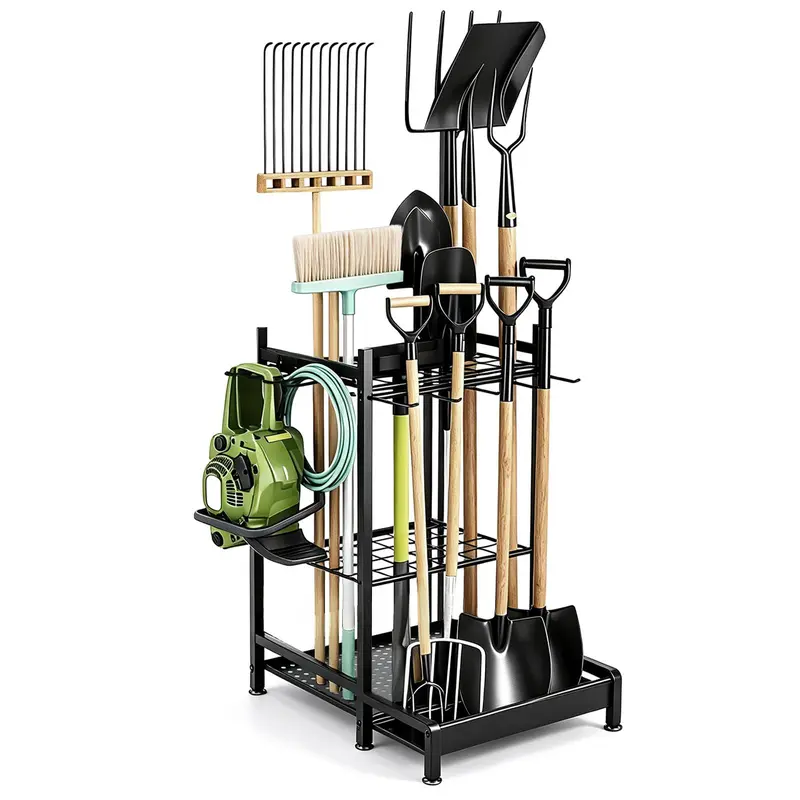 Space-Saving Tool Organizer Rack