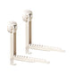 🔥 Suction-Cup Telescoping Folding Clothes Rack—No Drilling Required, Space-Saving, Perfect for Bathrooms and Balconies 👚