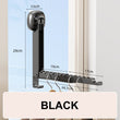 🔥 Suction-Cup Telescoping Folding Clothes Rack—No Drilling Required, Space-Saving, Perfect for Bathrooms and Balconies 👚