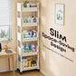 📦 Slim Rolling Cart ✨ Slide-Into-Gaps, Clutter Killer ✨