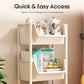 📦 Slim Rolling Cart ✨ Slide-Into-Gaps, Clutter Killer ✨