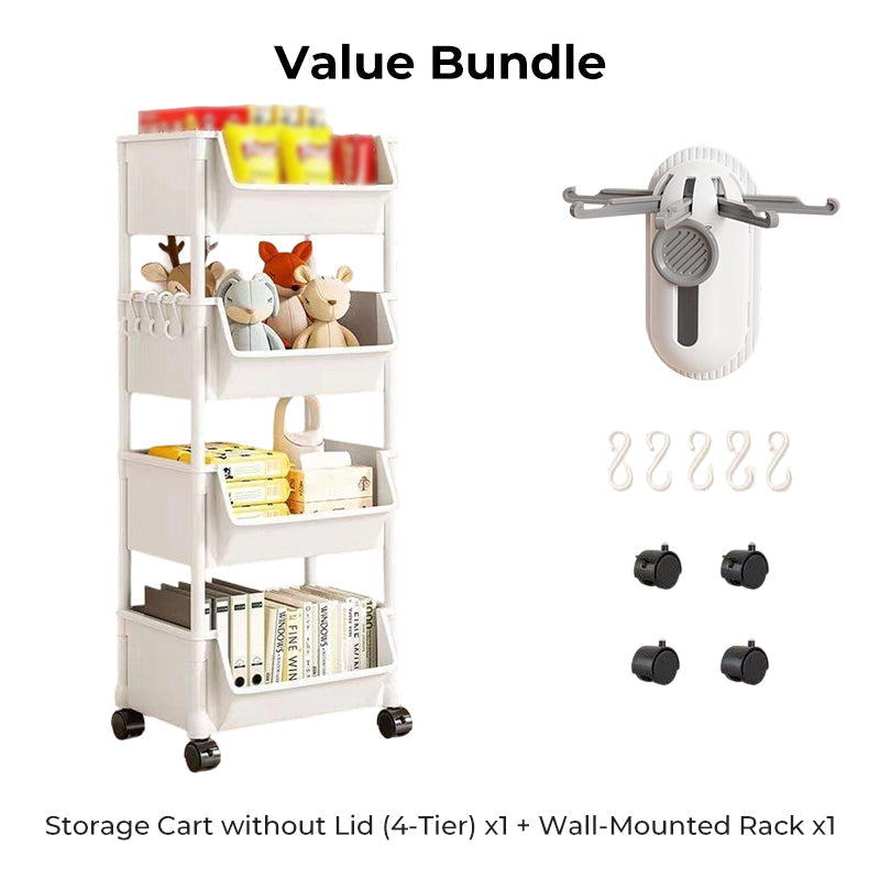 📦 Slim Rolling Cart ✨ Slide-Into-Gaps, Clutter Killer ✨
