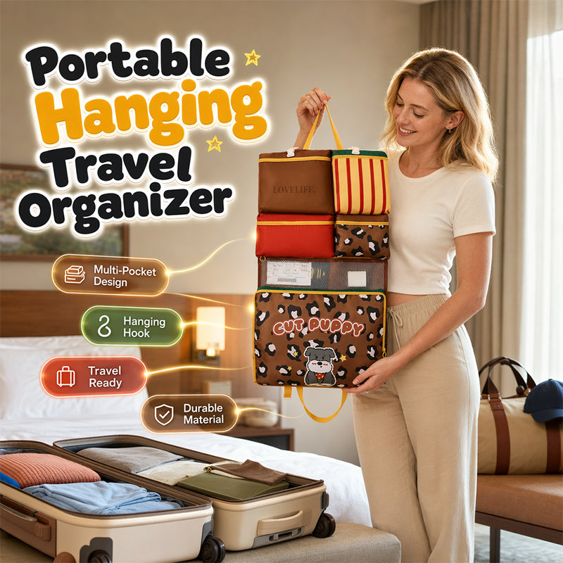 Foldable Hanging Travel Organizer Bag