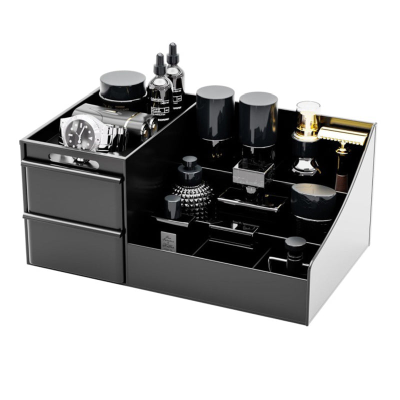 💥Desktop Makeup Organizer with Drawers – Space-Saving PP Design, Multi-Tiered Storage & Portable Slide Drawers ✨