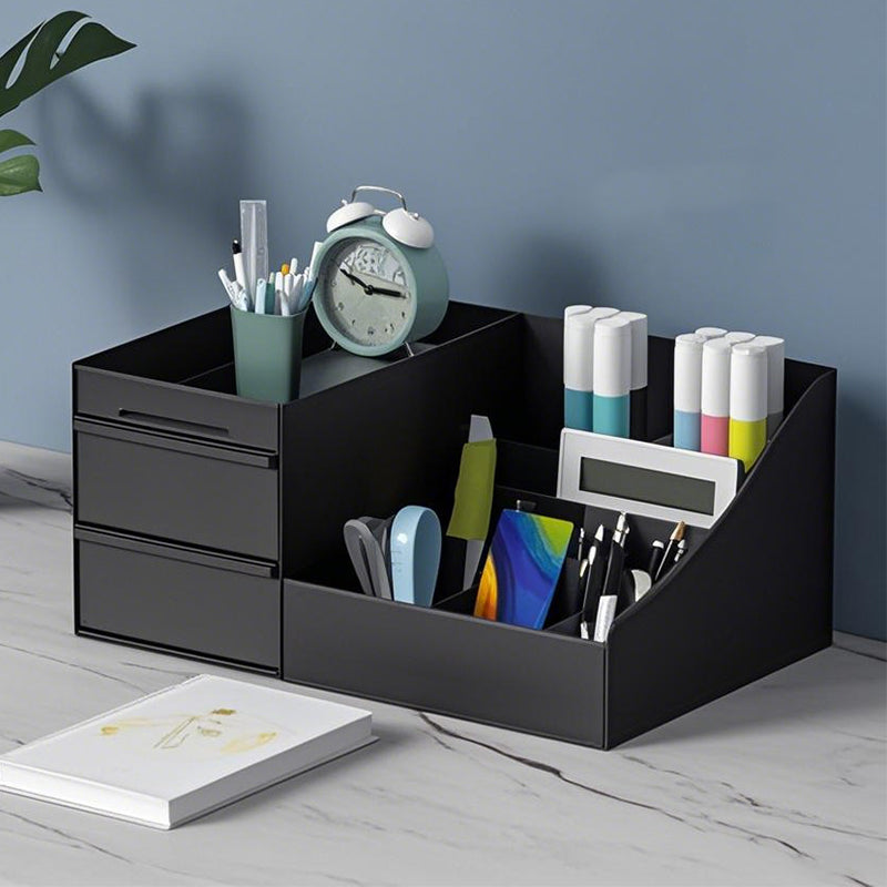 💥Desktop Makeup Organizer with Drawers – Space-Saving PP Design, Multi-Tiered Storage & Portable Slide Drawers ✨