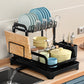 Double-Layer Kitchen Tableware Drying Rack