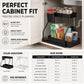 🔥2-Tier Pull-Out Under Sink Organizer.The kitchen, bathroom, and bedroom—these storage solutions help keep your home clean and tidy.
