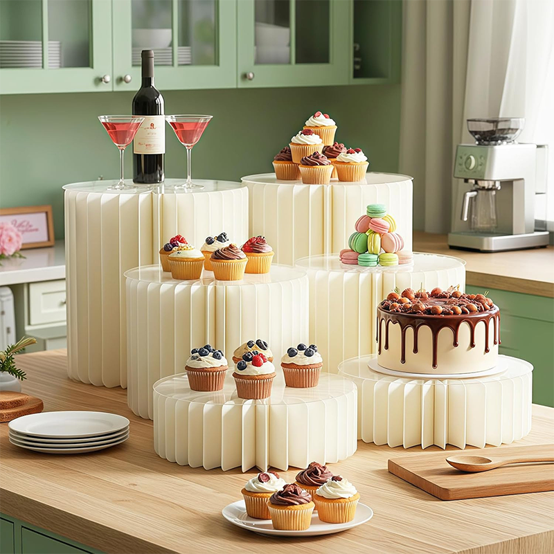 🍰Foldable Cylinder Stands for Party💐