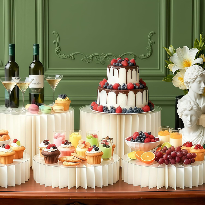 🍰Foldable Cylinder Stands for Party💐