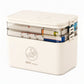 Large Plastic Medicine Storage Box with Multi-Layer Divided Compartments Portable Family Emergency First Aid Organizer Box💊📦