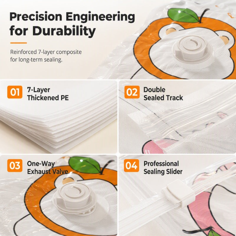 🥳Vacuum Storage Bags – Pump-free, 3D compression & leak-proof. Maximize space – grab yours! ✅