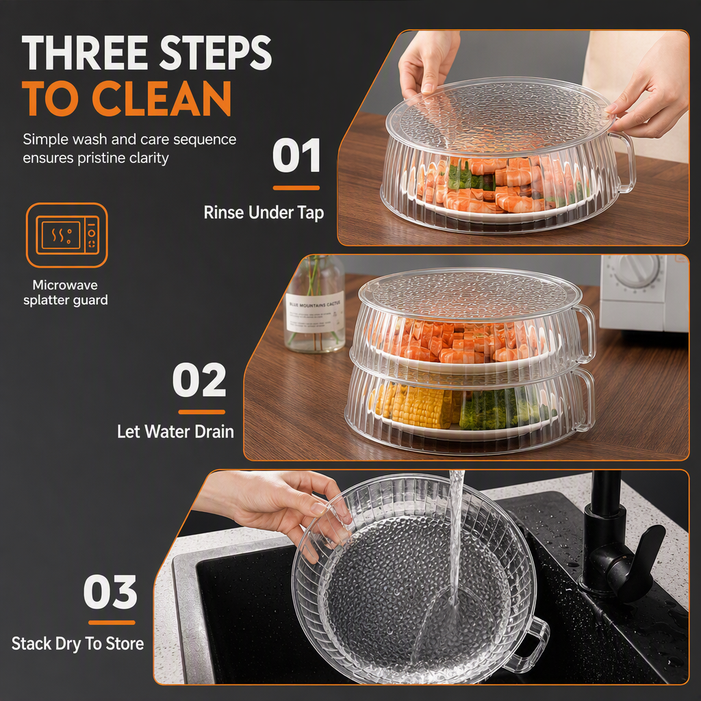 ⏳Time-Limited Special⏰Multi-Layer Stackable Microwave Food Cover