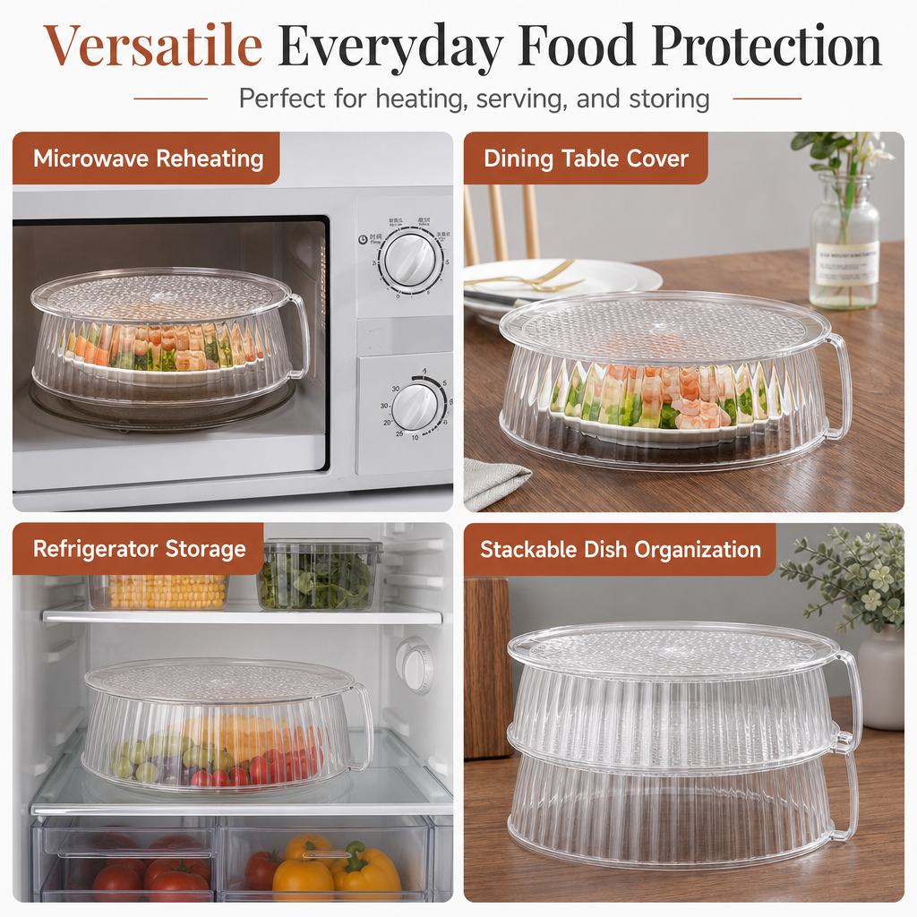 ⏳Time-Limited Special⏰Multi-Layer Stackable Microwave Food Cover