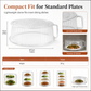 ⏳Time-Limited Special⏰Multi-Layer Stackable Microwave Food Cover