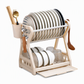 🍽️ 🥣 2‑Tier Compact Dish Drying Rack – Double Counter Space, Pull‑Out Drip Tray, 12+ Plate Slots 🧽