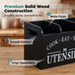 "Cook Eat Bake" Wooden Organizer Box