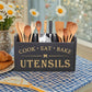 "Cook Eat Bake" Wooden Organizer Box