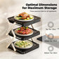 🍽️ 📦 4-Tier Bowl Storage Rack – Foldable, Stable & Maximizes Your Kitchen Space