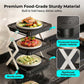 🍽️ 📦 4-Tier Bowl Storage Rack – Foldable, Stable & Maximizes Your Kitchen Space