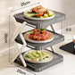 🍽️ 📦 4-Tier Bowl Storage Rack – Foldable, Stable & Maximizes Your Kitchen Space