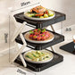 🍽️ 📦 4-Tier Bowl Storage Rack – Foldable, Stable & Maximizes Your Kitchen Space