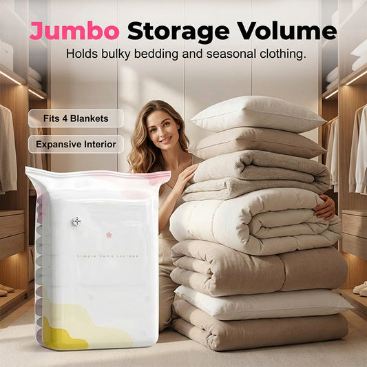 📢📢50% OFF !! ⏰Press-to-Compress Vacuum Storage Bags