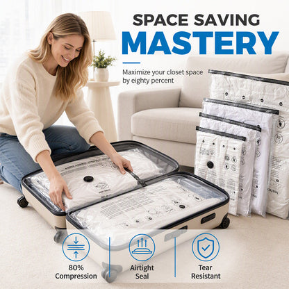 🧳 Space-Saving Vacuum Storage Bags