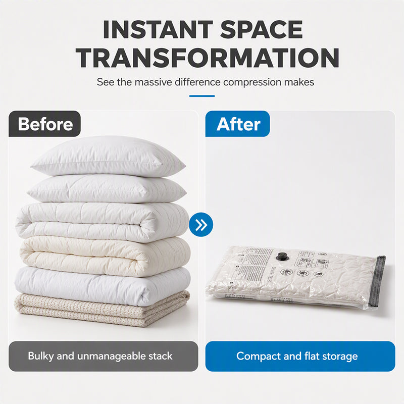 🧳 Space-Saving Vacuum Storage Bags